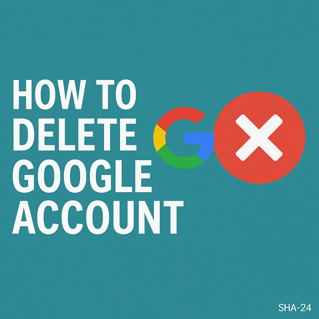 How to Delete Google Account