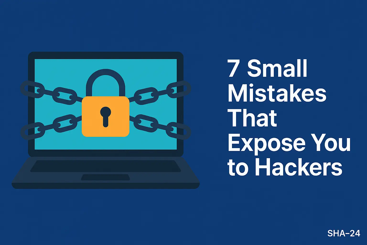 7 Small Mistakes That Make You a Hacker Target